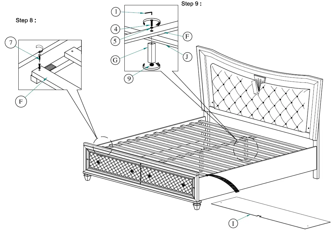 Best-Quality-Furniture-VEN-CK4NC-Venetian-6-Piece-Champagne-California-King-Bedroom-Set-8