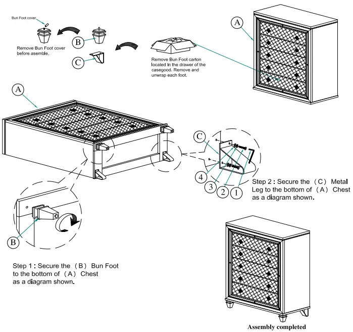 Best-Quality-Furniture-VEN-CK4NC-Venetian-6-Piece-Champagne-California-King-Bedroom-Set-0002