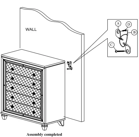 Best-Quality-Furniture-VEN-CK4NC-Venetian-6-Piece-Champagne-California-King-Bedroom-Set-0003