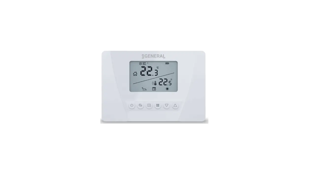 General Life Mitra 250s Digital Room Thermostat User Manual