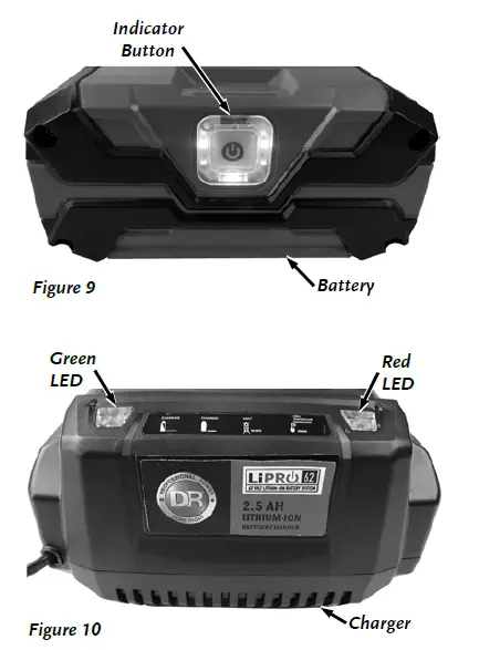 DR Power PRO-62V DR Battery Powered Yard Tools 62V Blower 10