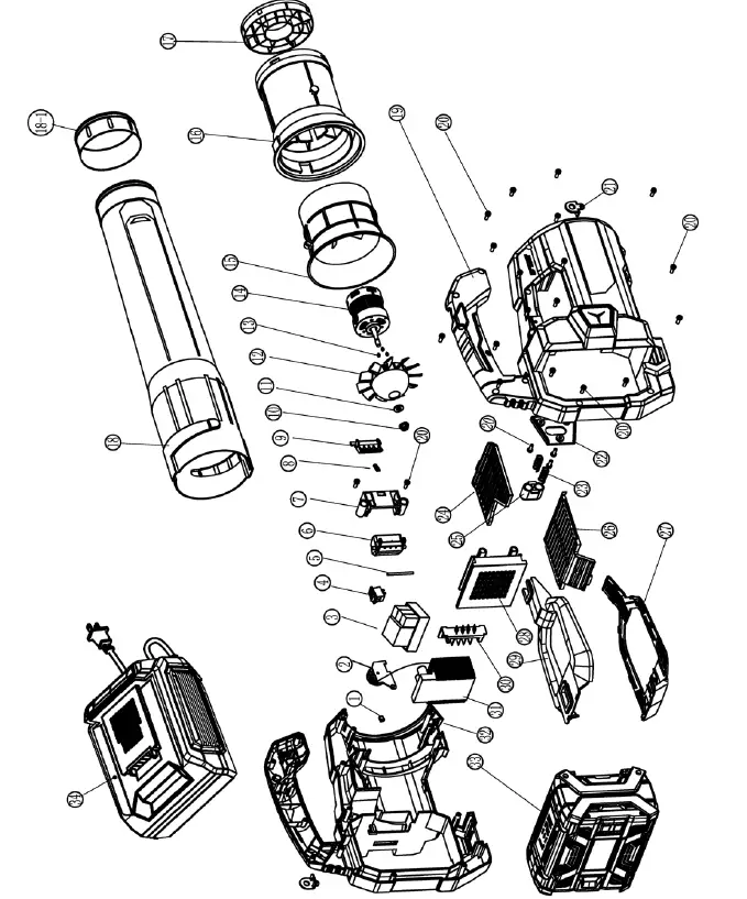 DR Power PRO-62V DR Battery Powered Yard Tools 62V Blower 11