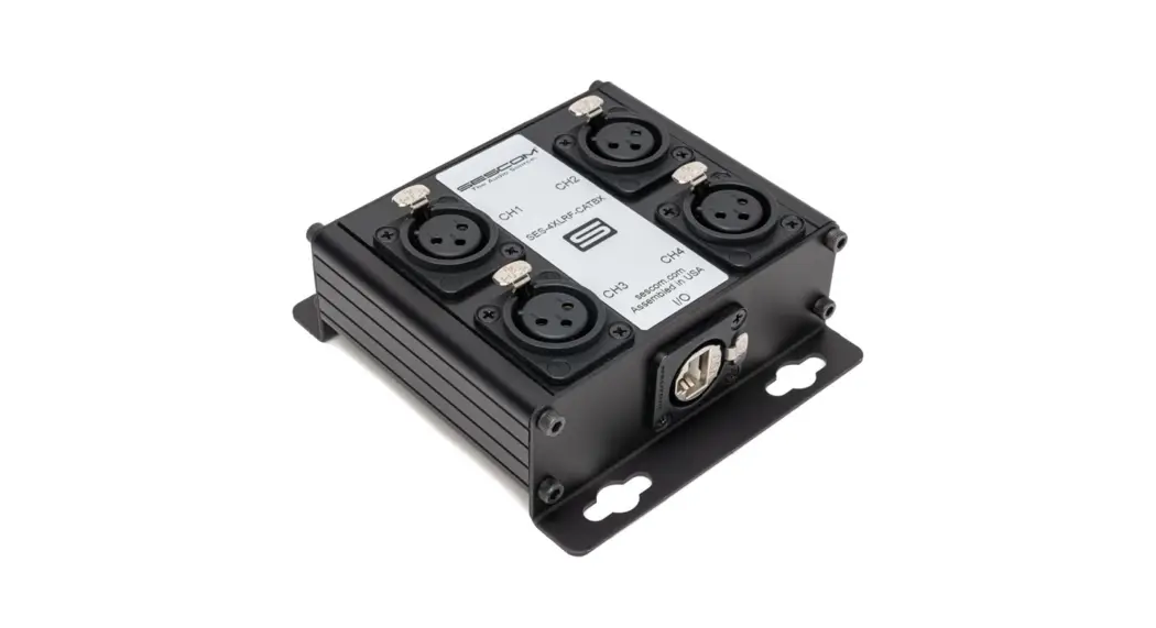 Sescom Ses4xlr2f2mc 4 Channel Passive Balanced Audio Extender User Guide Sescom Ses4xlr2f2mc 4 Channel Passive Balanced Audio Extender User Guide