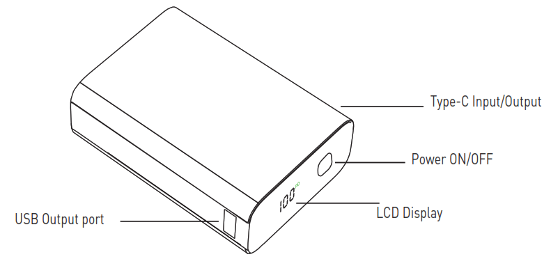 TELLUR TLL158371 Compact Pro PD702 20000mAh Power - Fig
