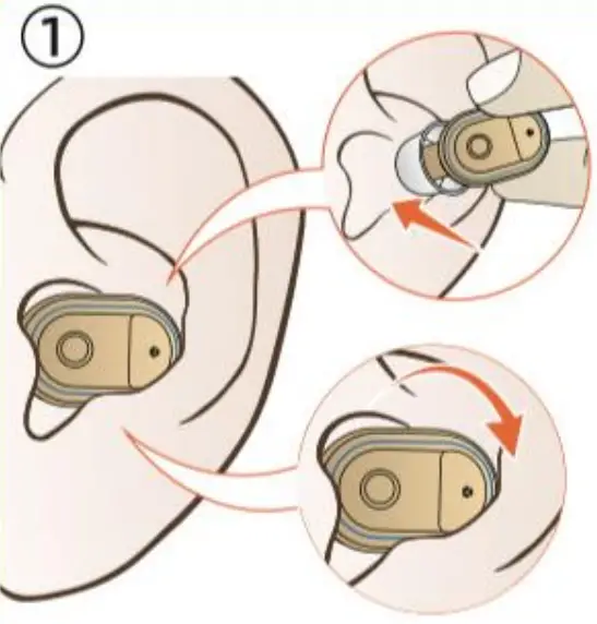 Onebridge CN430S In the Ear Hearing aid fig 11