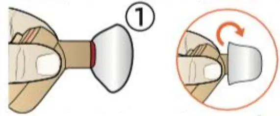 Onebridge CN430S In the Ear Hearing aid fig 3