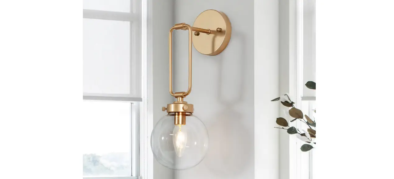 Uolfin N6rai-lws230w1-z8 1-light Polished Gold And Bell Glass Wall Sconce Instruction Manual Uolfin N6rai-lws230w1-z8 1-light Polished Gold And Bell Glass Wall Sconce Instruction Manual