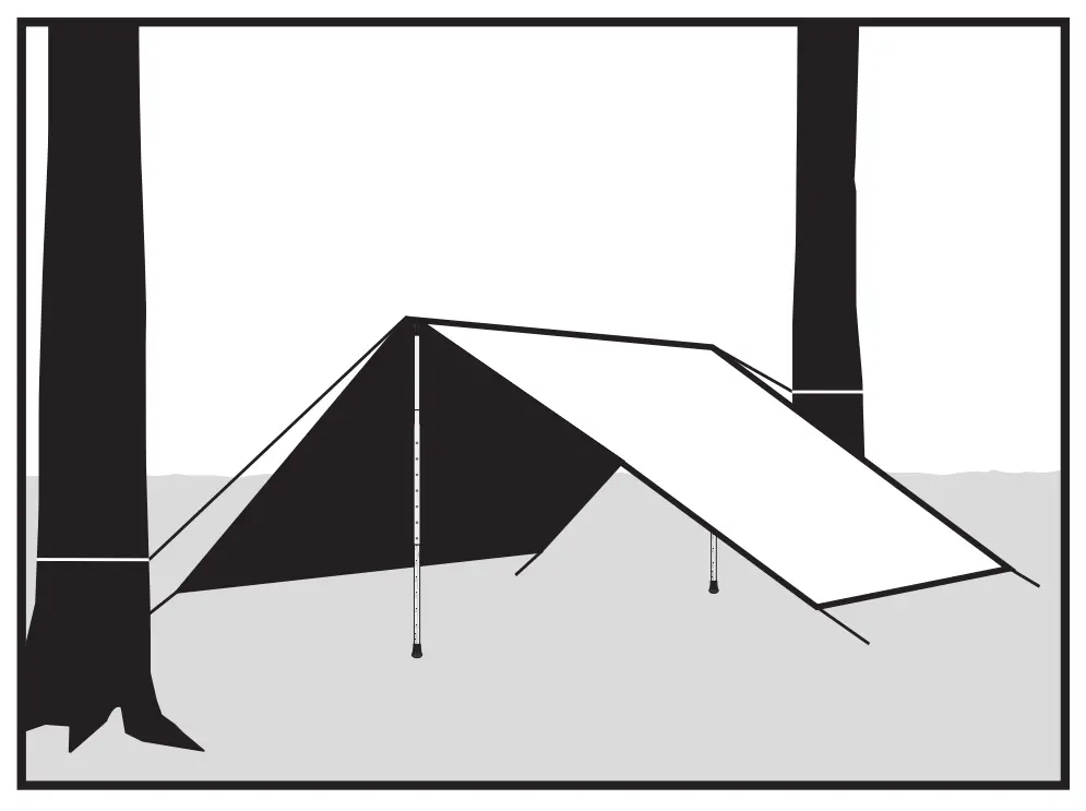 EXPED 7640445457125 Tarp II Extreme A-Frame