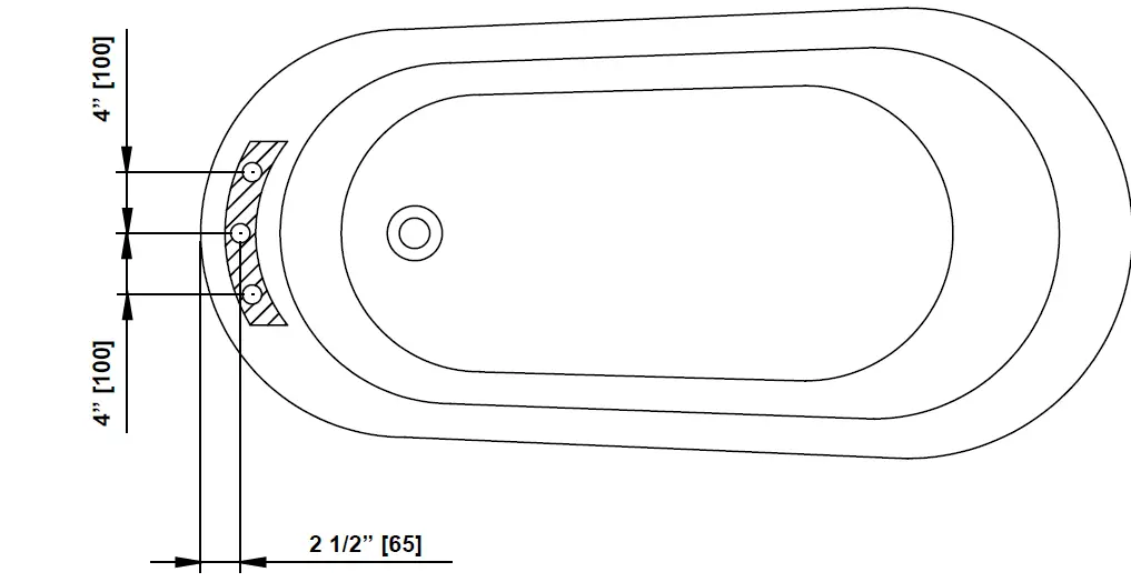 HOME DECORATORS COLLECTION GBBA019 CONISTON 60 in Acrylic Freestanding 16