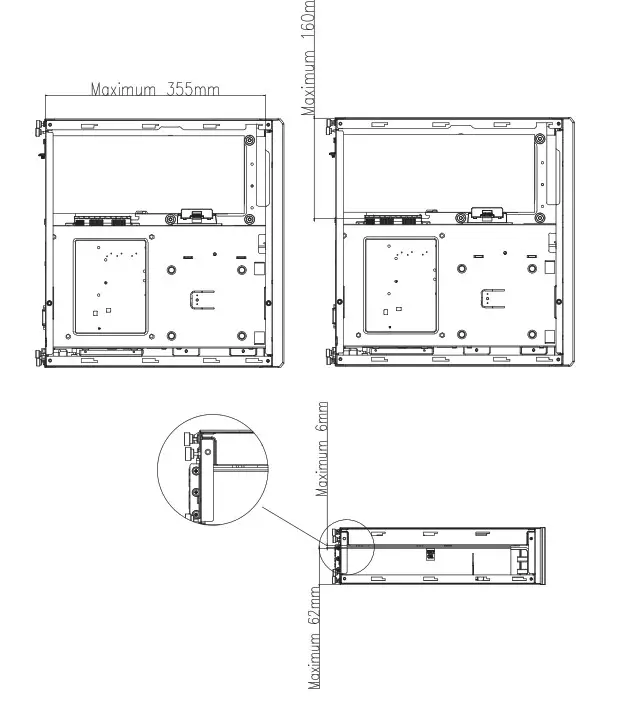 SILVERSTONE MILO 12 Slim and amp Compact Mini ITX Enclosure - Component Restrictions 3