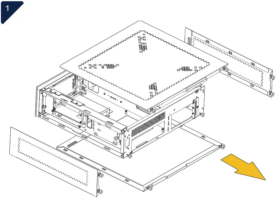 SILVERSTONE MILO 12 Slim and amp Compact Mini ITX Enclosure - Installation Guide 1