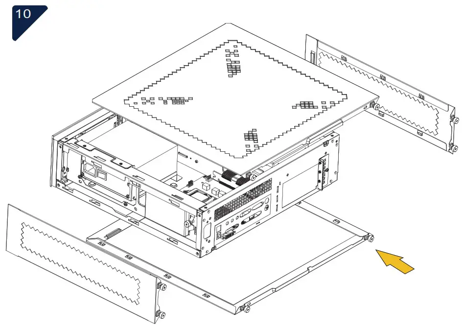 SILVERSTONE MILO 12 Slim and amp Compact Mini ITX Enclosure - Installation Guide 10