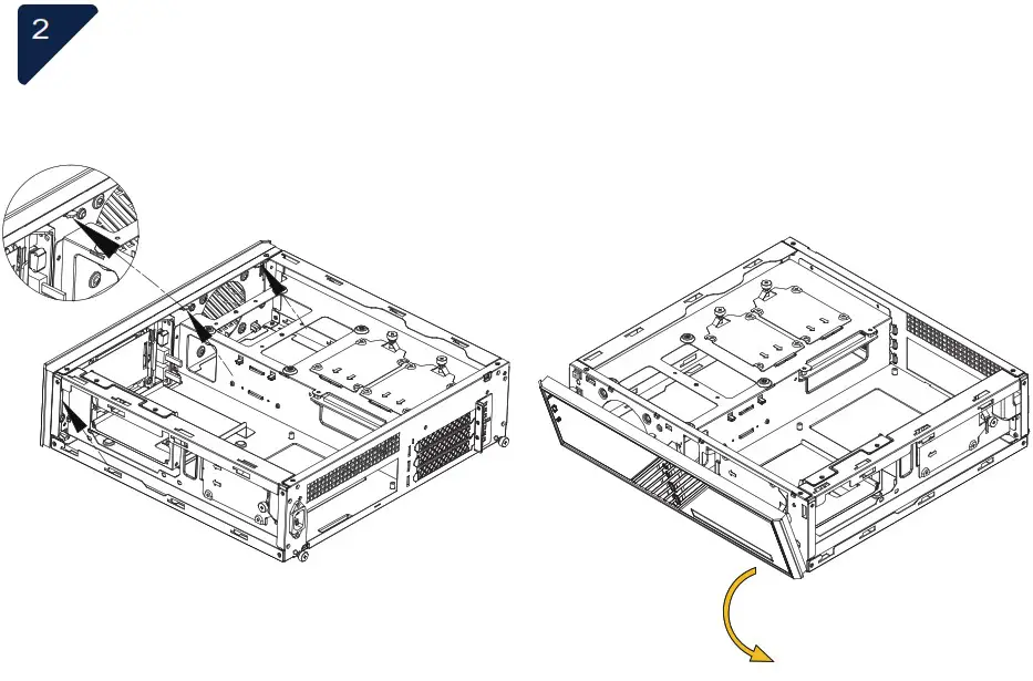SILVERSTONE MILO 12 Slim and amp Compact Mini ITX Enclosure - Installation Guide 2