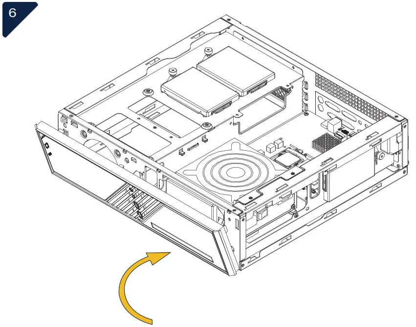 SILVERSTONE MILO 12 Slim and amp Compact Mini ITX Enclosure - Installation Guide 6