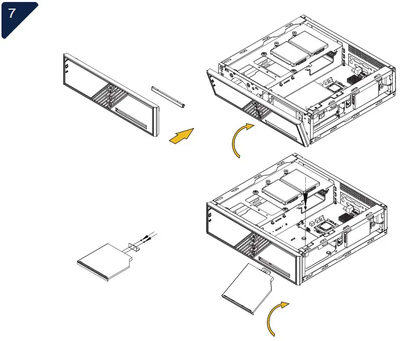 SILVERSTONE MILO 12 Slim and amp Compact Mini ITX Enclosure - Installation Guide 7