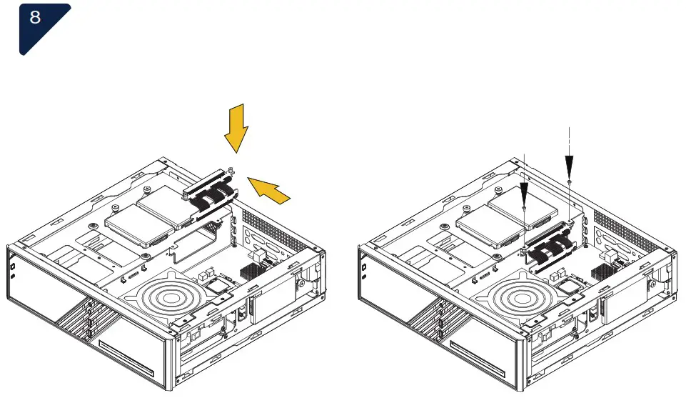 SILVERSTONE MILO 12 Slim and amp Compact Mini ITX Enclosure - Installation Guide 8