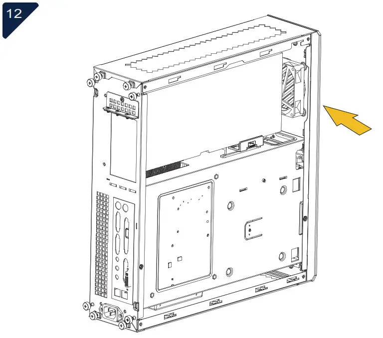 SILVERSTONE MILO 12 Slim and amp Compact Mini ITX Enclosure - Optimal Cooling Solution 1