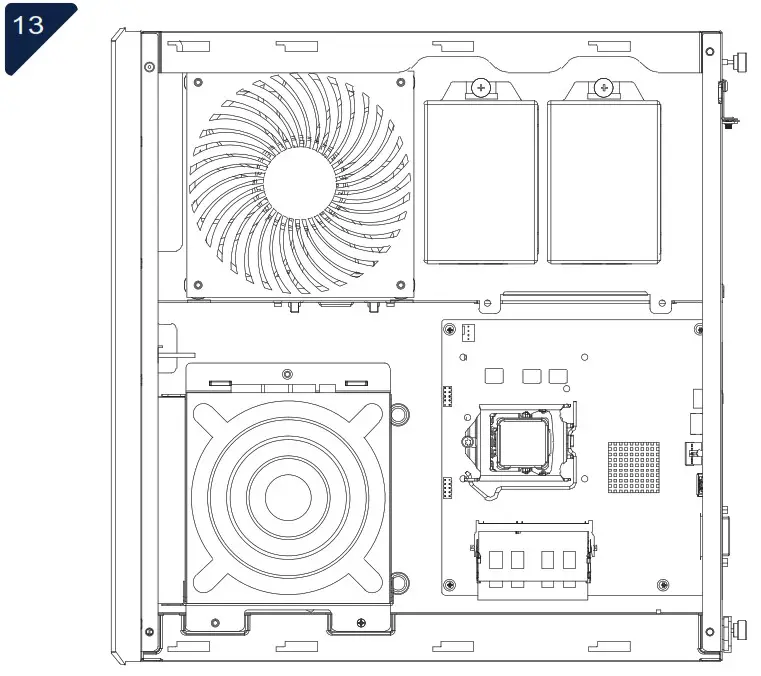 SILVERSTONE MILO 12 Slim and amp Compact Mini ITX Enclosure - Optimal Cooling Solution 2