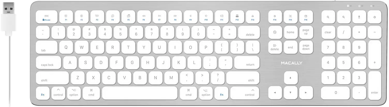 MACALLY-WKEYHUBMB-Slim-USB-Wired-Keyboard-with-2-USB-Ports-for-MAC-PRODUCT