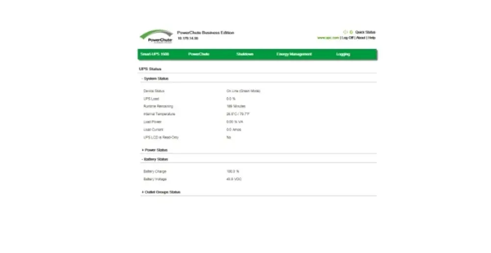 Schneider Electric Powerchute Business Edition V9.5.1 Instructions