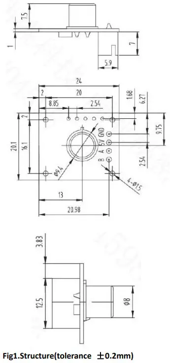 Winsen ZP01 MP503 Air Quality Detection Module - FIGURE 2