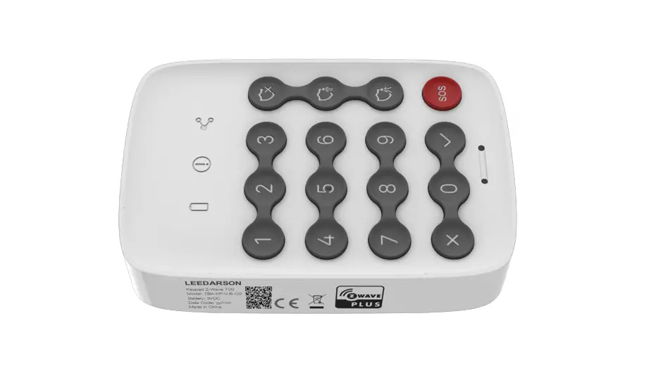 Leedarson Z-wave 700 Keypad 7ba-kp-v-b-a0 Manual Leedarson Z-wave 700 Keypad 7ba-kp-v-b-a0 Manual