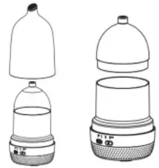 Dr Trust 903 HomeSpa Luxury Aroma Diffuser - step 1