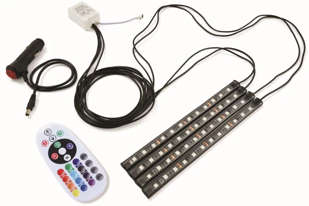 anko 43242887 LED Car Stripe Light with Remote