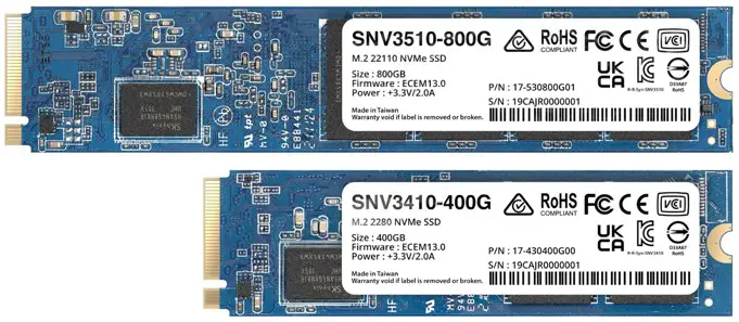 Synology SNV3410 Durable SSDs Built for Demanding Caching Workloads