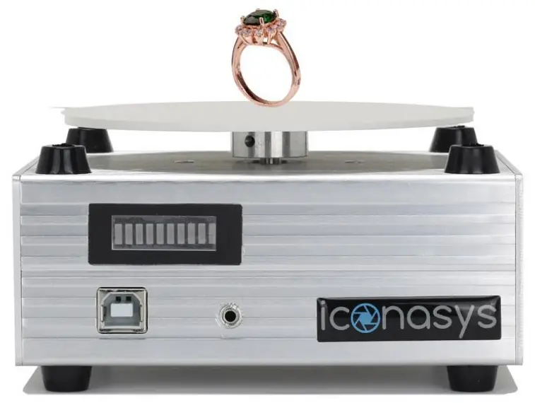 iconasys Jewelry Turntable Shutter Stream 360 Video Software
