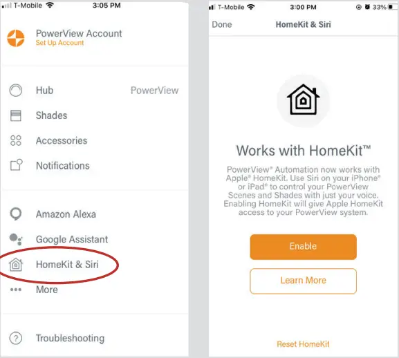 PowerView Enabling Apple Homekit User - setup 1