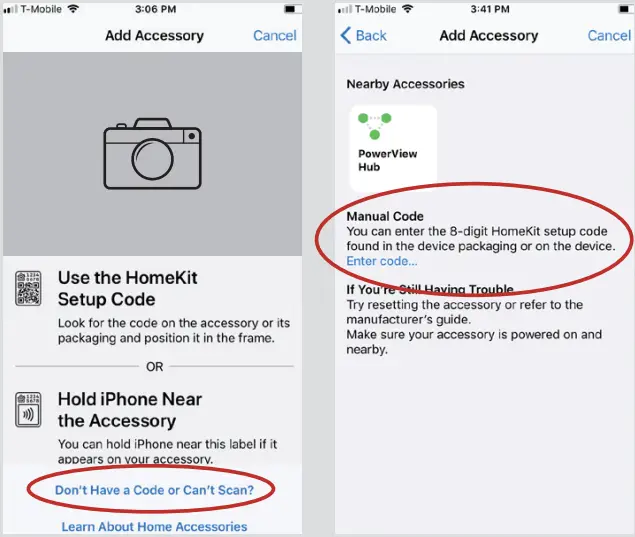 PowerView Enabling Apple Homekit User - setup 2