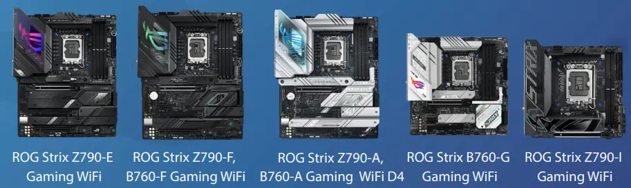 ASUS Z790 Series Motherboard - conscious gamers