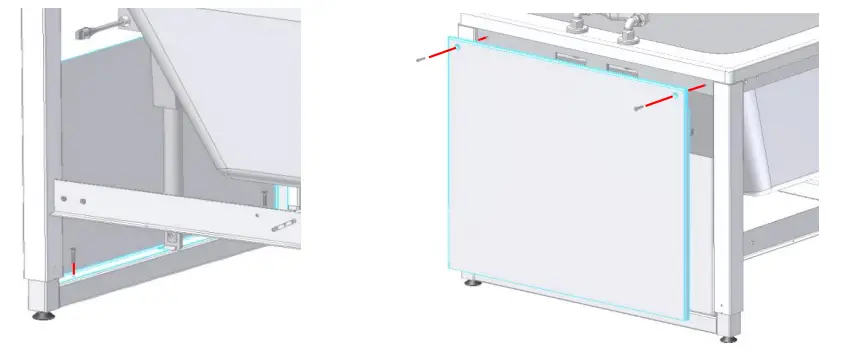 ROPOX Height Adjustable Bathtub - countersunk