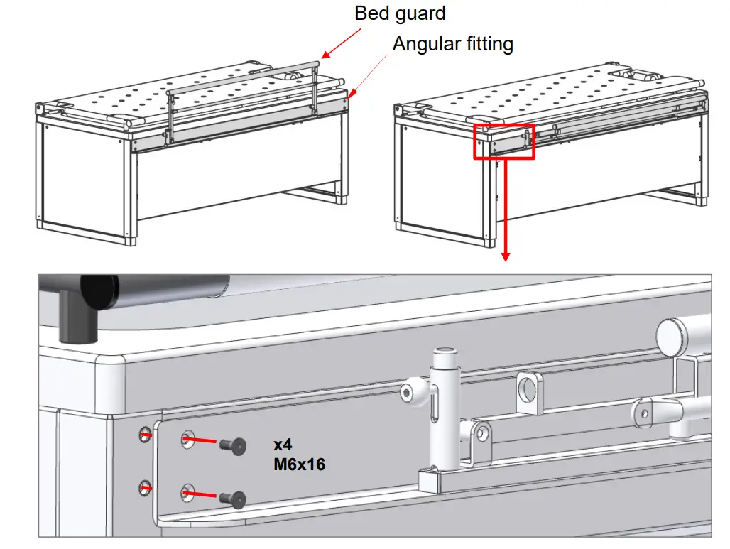 ROPOX Height Adjustable Bathtub - guard