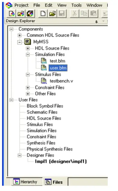 MICROSEMI SmartDesign MSS Simulation 2