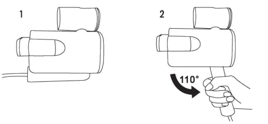 CREATE IRON UP COMPACT Portable Vertical Clothes Steamer 2