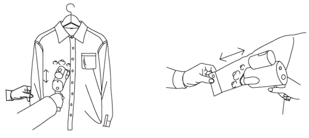 CREATE IRON UP COMPACT Portable Vertical Clothes Steamer 6