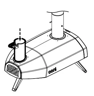 ooni Fyra 12 Wood Pellet Pizza Oven User Manual - Add fuel hopper