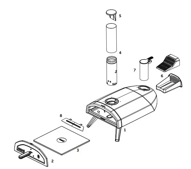 ooni Fyra 12 Wood Pellet Pizza Oven User Manual - What’s in the box