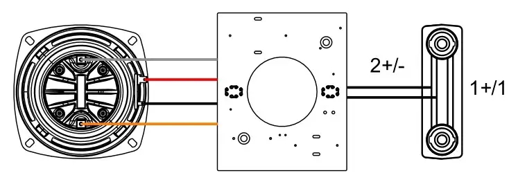 NEXO ID14 or ID14-I - ID14t is equipped with two Speakon NL4 connectors