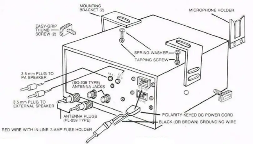 GE Appliances 3-5875 Citizens Band Base Station -figure8
