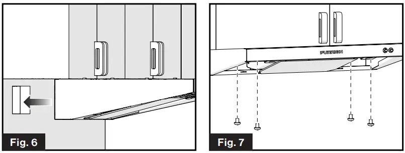 FURRION 12V Horizontal RV Range Hood - Fig 5