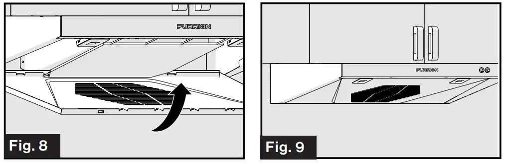 FURRION 12V Horizontal RV Range Hood - Fig 6