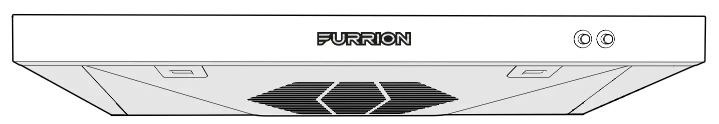 FURRION 12V Horizontal RV Range Hood