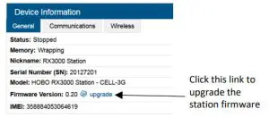 HOBO RX3000 RXW Manager-upgrade link