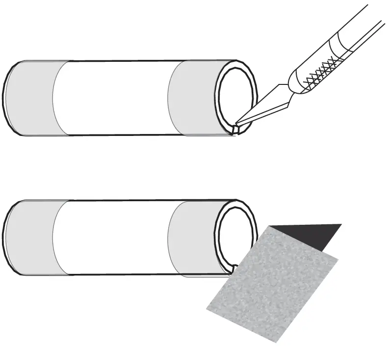 ESTES 2231 Model Rocket Kit Alignment Guide DOOR FRAME 2