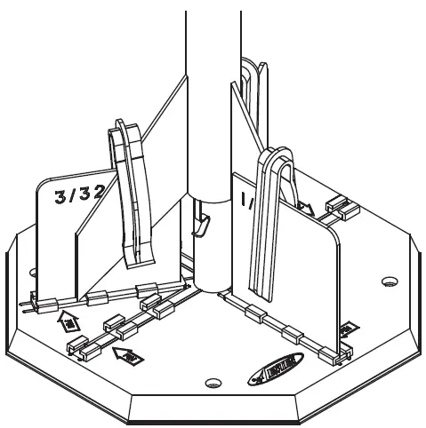 ESTES 2231 Model Rocket Kit Alignment Guide FIN ALIGNMENT 6