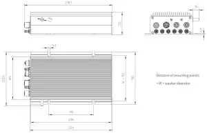 ELTEC CYBOX AP 2 Wireless Access Point--The drawing in Figure