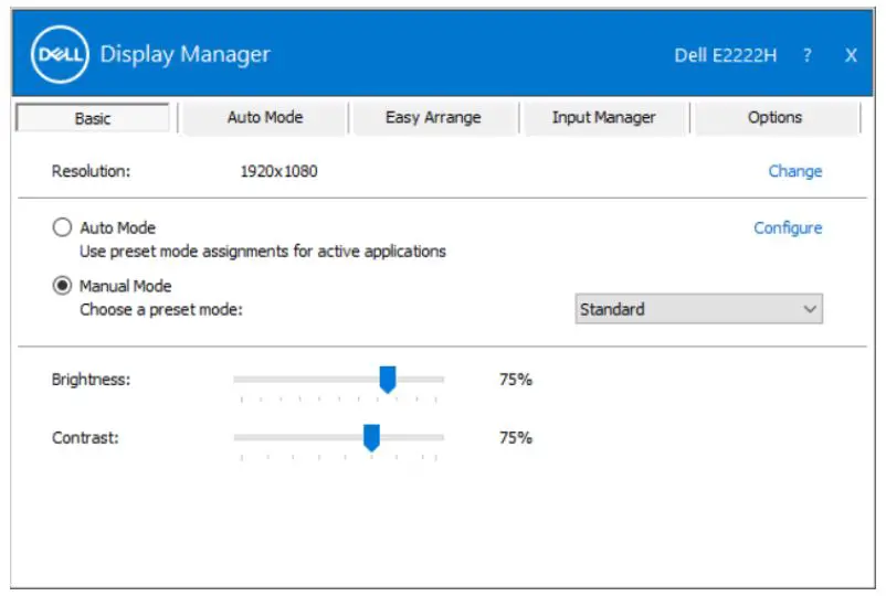Setting Basic Display Functions